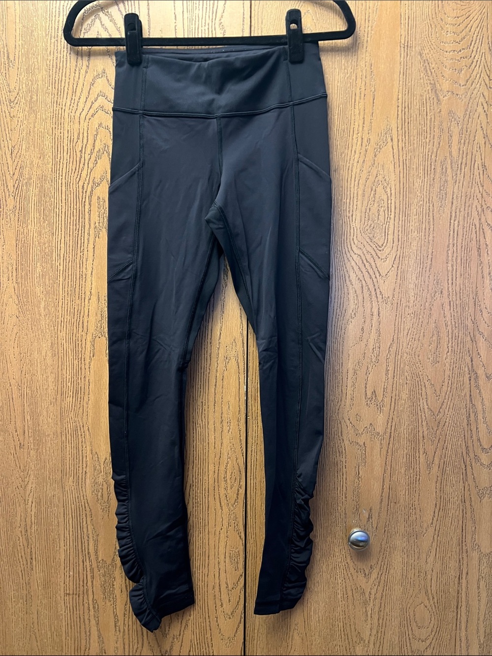 lululemon athletica Black Girls' Active Leggings with Side Panels